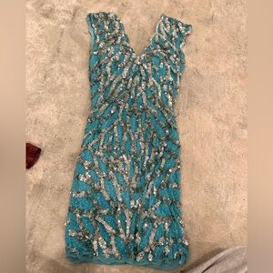 Vintage sequin mini dress
